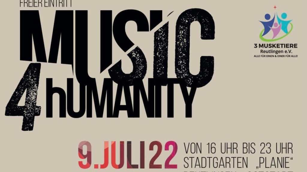 Plakat Music for Humanity 2022