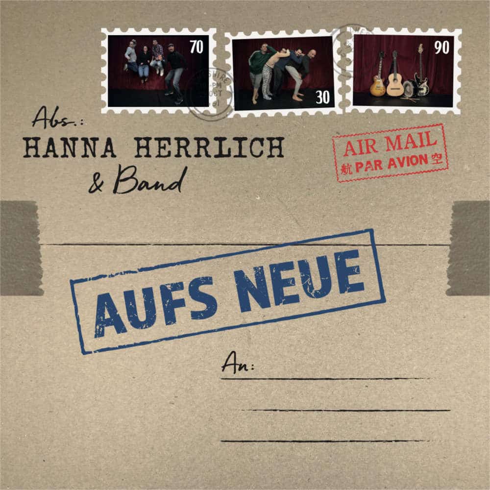 CD Aufs Neu Land von Hanna Herrlich und Band - Cover Vorderseite