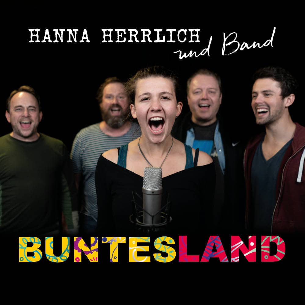 CD Buntes Land von Hanna Herrlich und Band - Cover Vorderseite